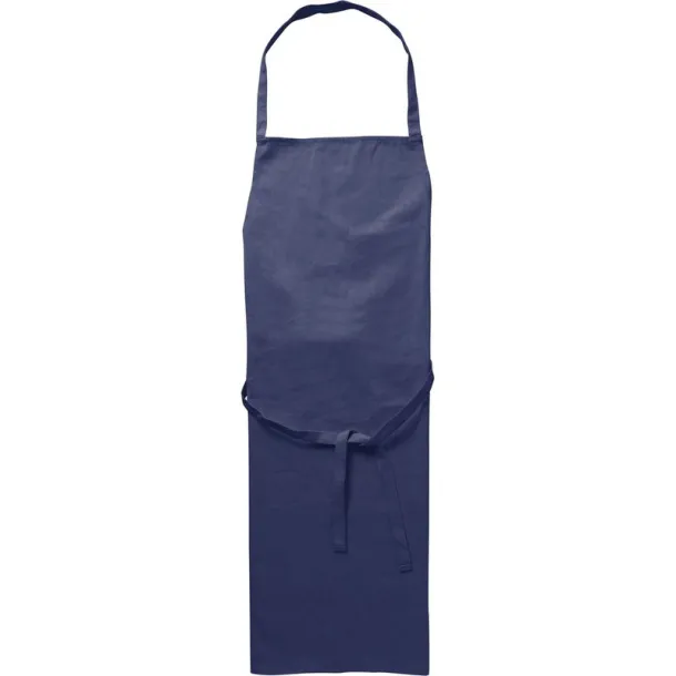  Cotton kitchen apron navy blue