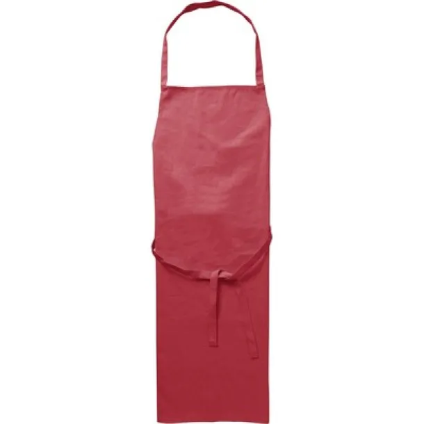  Cotton kitchen apron Crvena
