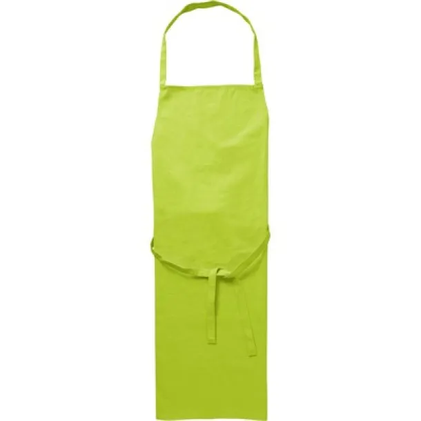  Cotton kitchen apron light green