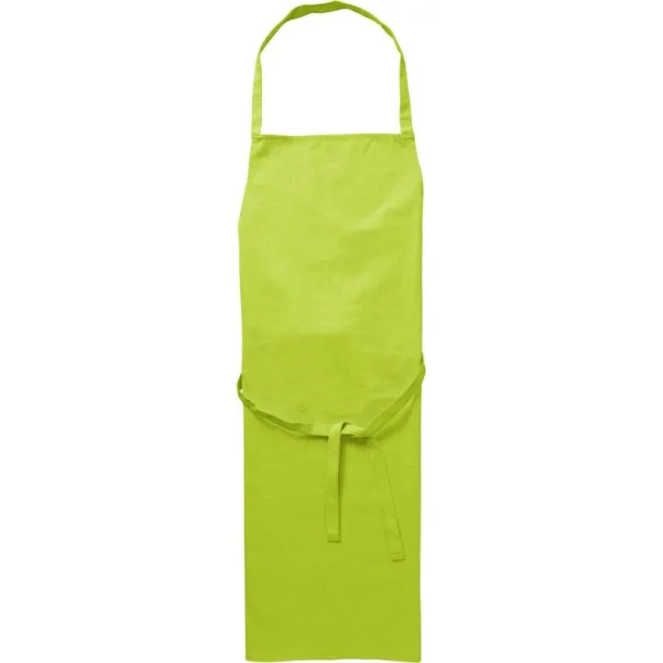  Cotton kitchen apron light green