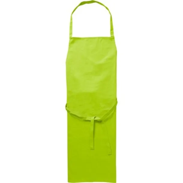  Cotton kitchen apron light green