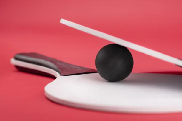 TINES Beach racket set Crna