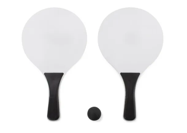 TINES Beach racket set Black