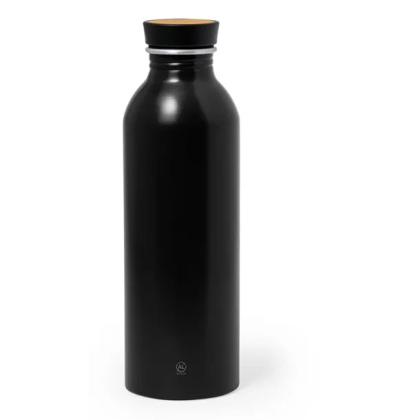  Recycled aluminium sports bottle 550 ml black