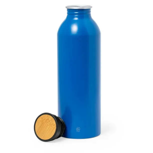  Recycled aluminium sports bottle 550 ml blue