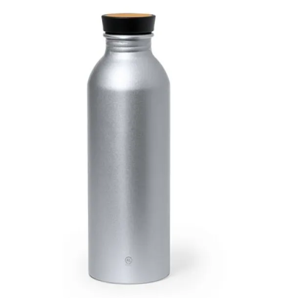  Recycled aluminium sports bottle 550 ml silver