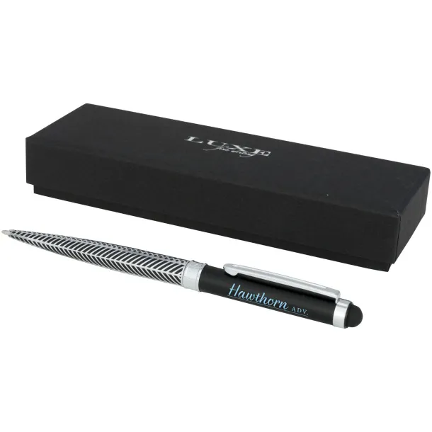 Empire stylus ballpoint pen - Luxe Crna Silver