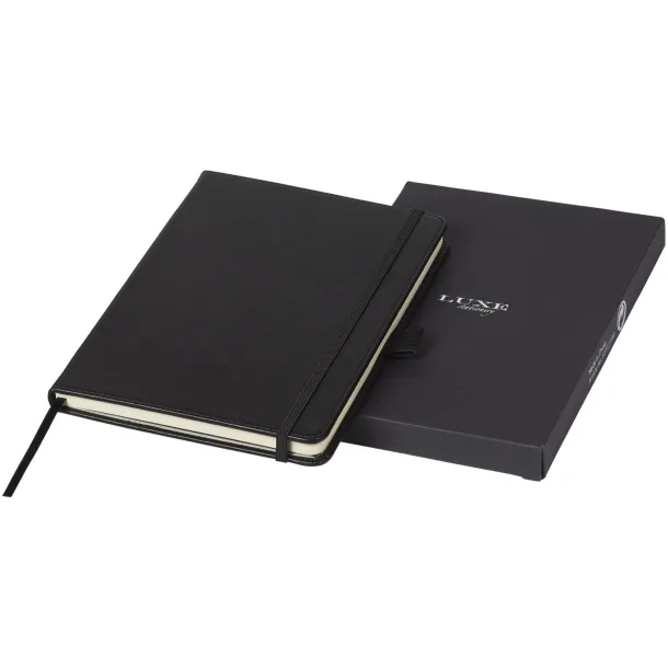 Bound A5 notebook - Luxe Solid black