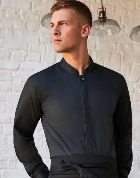  Tailored Fit Mandarin Collar Shirt - Bargear