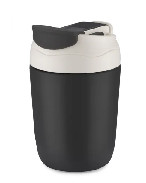 DOPPIO Travel mug  360 ml BLACK