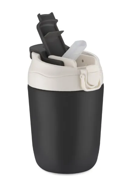 DOPPIO Travel mug  360 ml BLACK