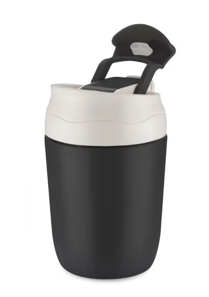 DOPPIO Travel mug  360 ml BLACK