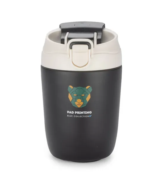 DOPPIO Travel mug  360 ml BLACK