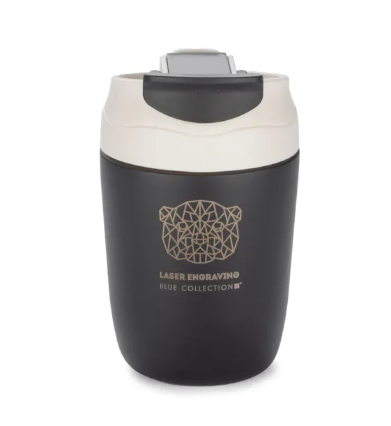 DOPPIO Travel mug  360 ml Crna