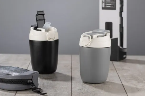 DOPPIO Travel mug  360 ml BLACK