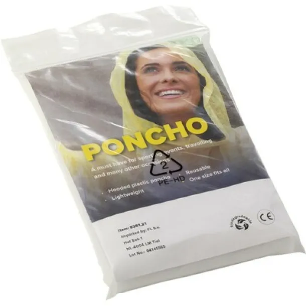  Poncho with hood neutral