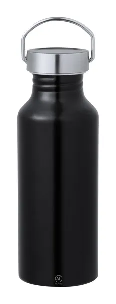 Agul Reciklirana aluminijska boca, 650 ml Crna