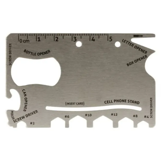  Multifunctional tool 9 el. silver