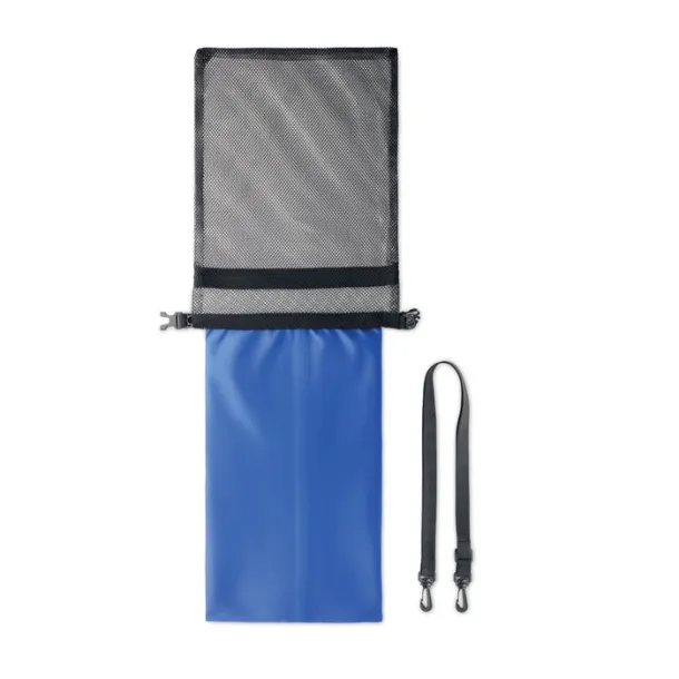 SCUBA MESH Waterproof bag 6L with strap Royal blue