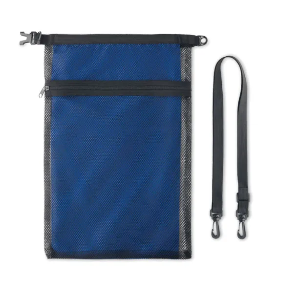 SCUBA MESH Waterproof bag 6L with strap Royal blue