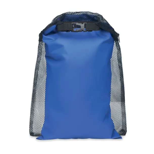 SCUBA MESH Waterproof bag 6L with strap Royal blue