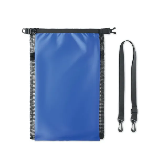 SCUBA MESH Waterproof bag 6L with strap Royal blue