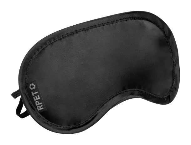 Jetlag RPET travel eye mask Black