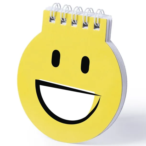  Notebook "smiling face" yellow