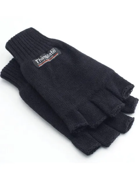  Half Finger Gloves - Yoko Black