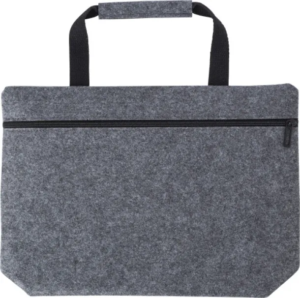 Scarlett rPET felt document bag  Siva