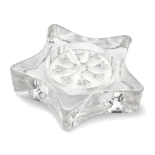 STARIO Star shaped candle holder Matt Silver