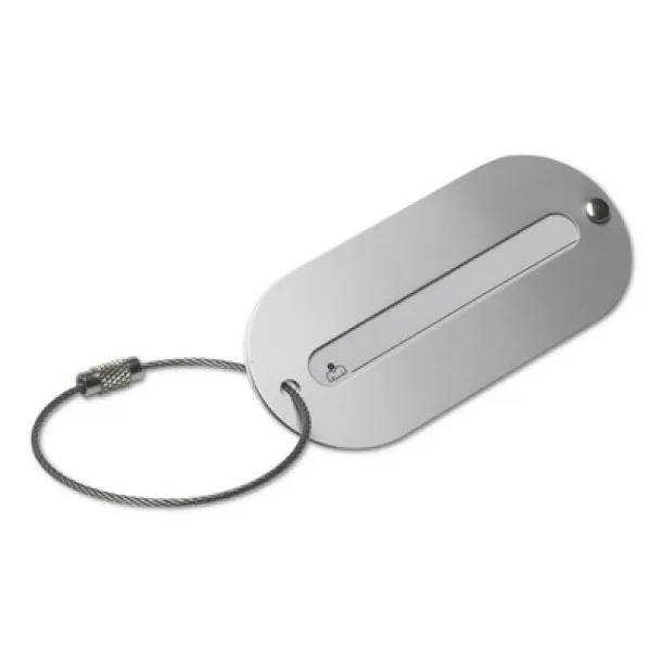 Luggage tag Srebrna