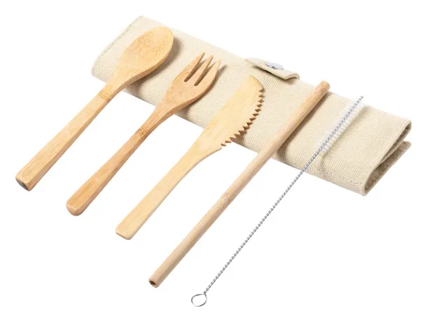 Rollery cutlery set Natural