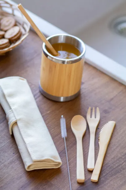 Rollery cutlery set Natural