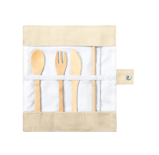 Rollery cutlery set Natural