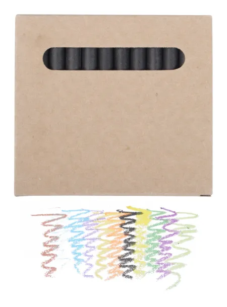 Lola set of 12 crayons Black Beige