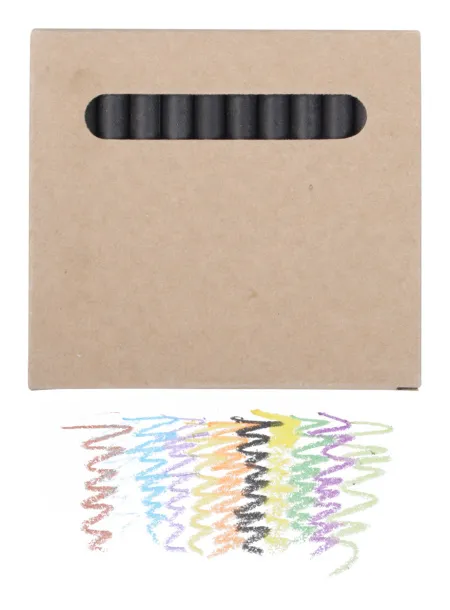 Lola set of 12 crayons Black Beige