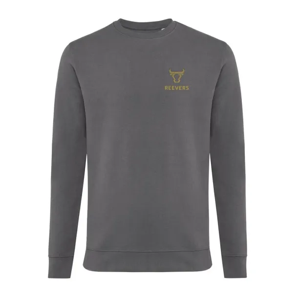  Iqoniq Zion unisex pulover od recikliranog pamuka, 340 g/m² - iqoniq anthracite