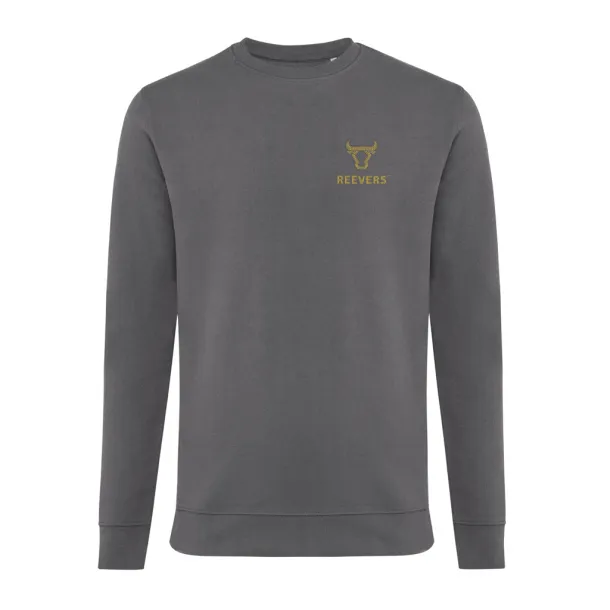  Iqoniq Zion unisex pulover od recikliranog pamuka, 340 g/m² - iqoniq anthracite