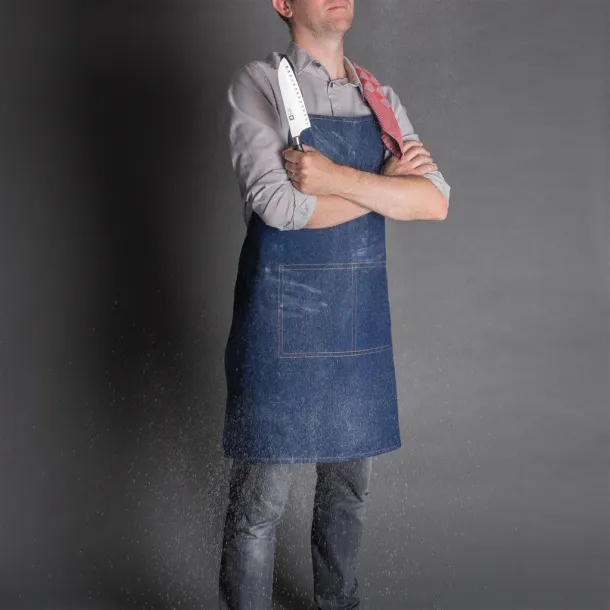  Deluxe denim apron Blue