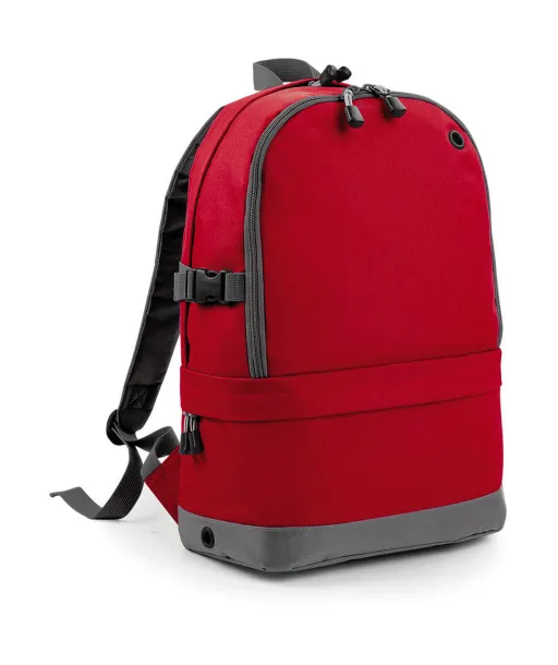  Athleisure Pro Backpack - Bagbase Klasična crvena
