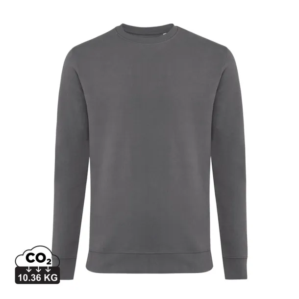  Iqoniq Zion unisex pulover od recikliranog pamuka, 340 g/m² - iqoniq anthracite