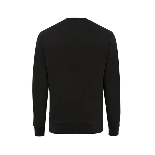  Iqoniq Zion unisex pulover od recikliranog pamuka, 340 g/m² - iqoniq Crna