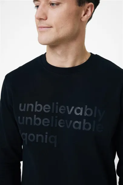  Iqoniq Zion recycled cotton crew neck - iqoniq Black 