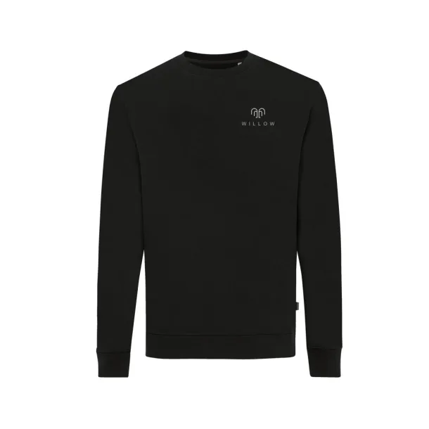  Iqoniq Zion unisex pulover od recikliranog pamuka, 340 g/m² - iqoniq Crna