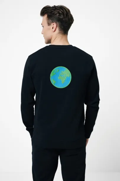  Iqoniq Zion recycled cotton crew neck - iqoniq Black 