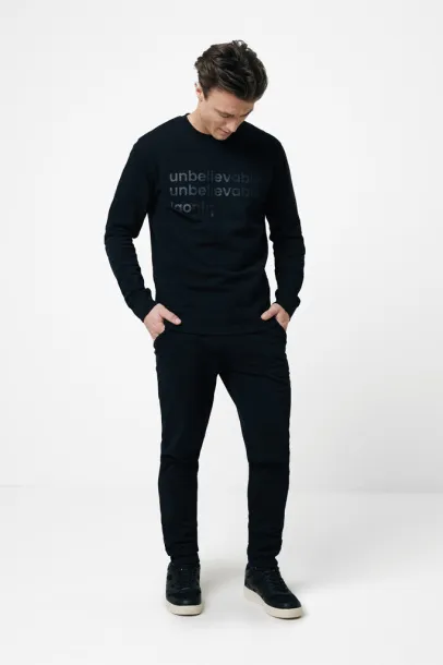  Iqoniq Zion recycled cotton crew neck - iqoniq Black 