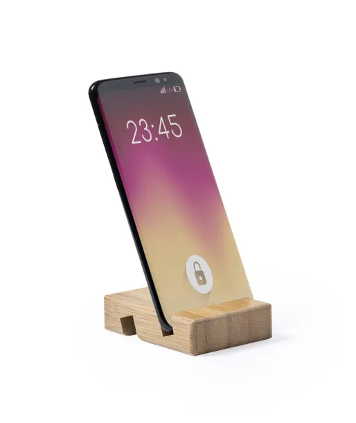 Delim bamboo mobile holder Natural