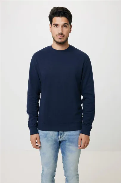  Iqoniq Zion unisex pulover od recikliranog pamuka, 340 g/m² - iqoniq navy