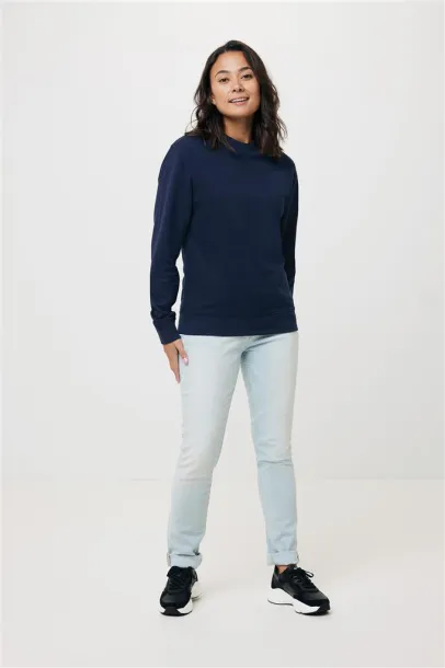  Iqoniq Zion unisex pulover od recikliranog pamuka, 340 g/m² - iqoniq navy